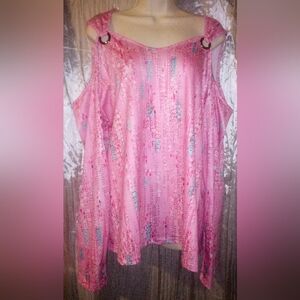 Shein Cute Ladies Bare Shoulder Top Size 2x